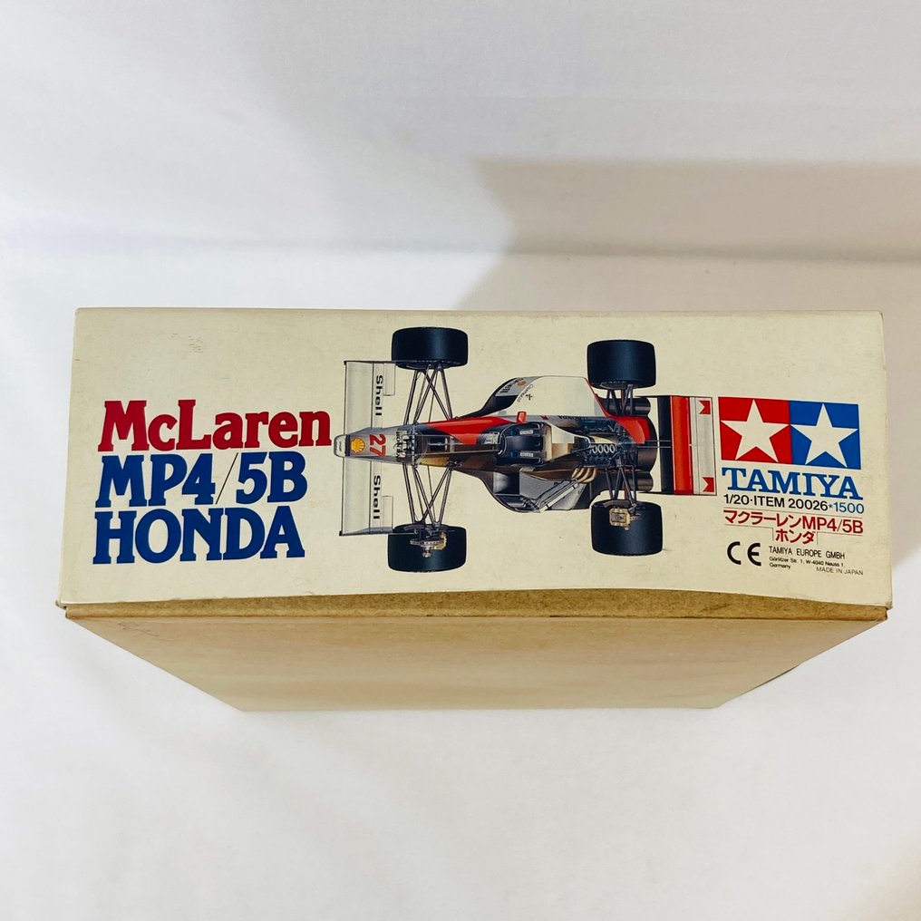 Tamiya 1:20 - Modellsett - McLaren MP4/5B Honda - 20026 Vintage 1990s Ayrton Senna #4.3