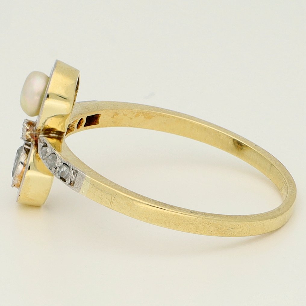 χωρίς τιμή ασφαλείας - Δαχτυλίδι - 18 καράτια Κίτρινο χρυσό Διαμάντι (Φυσικό)  - Parel #2.1