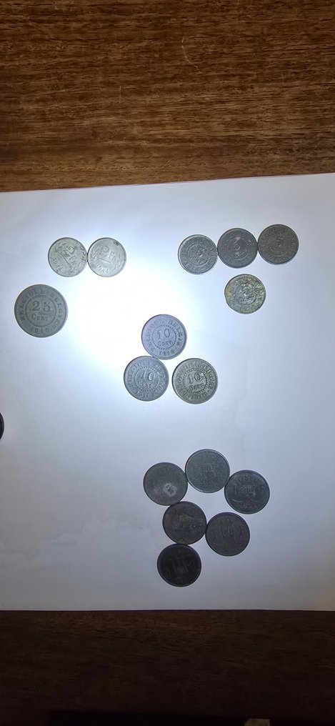 Βέλγιο, Βελγικό Κονγκό. 1901-1978, Lot of 40 coins  (χωρίς τιμή ασφαλείας) #4.3