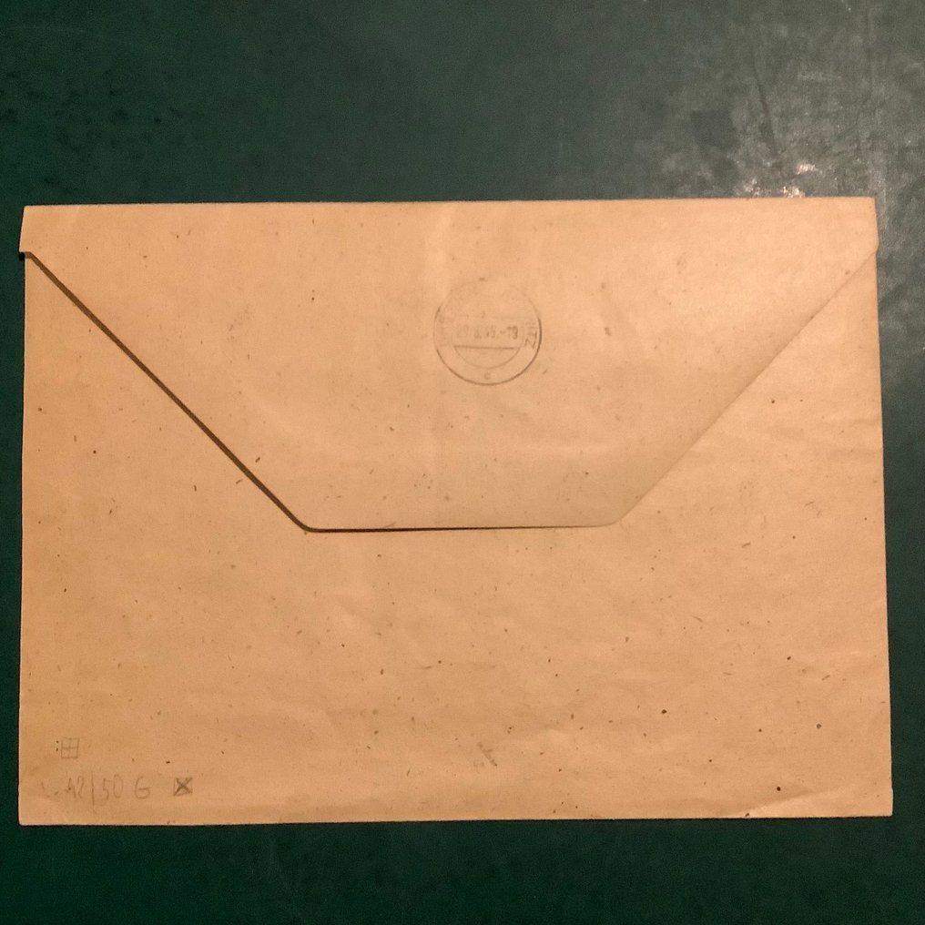 Allied Occupation - Germany (Soviet zone) 1945 - Loschwitz postal issue: full issue in block of four on letter. - Michel 42/50 G #4.3