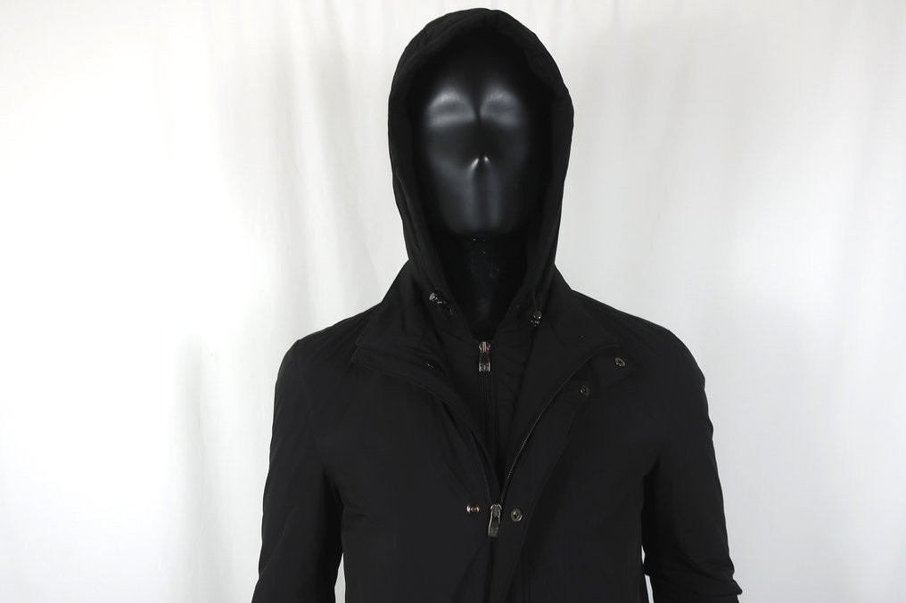 Corneliani - New collection - Double layered Coat Black edition - Frakke #3.2