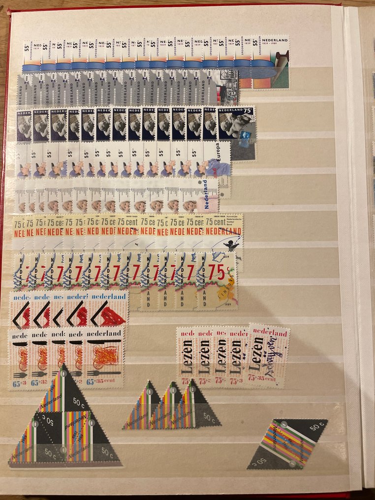 Holanda 1967/2001 - Partida pós-fresco / álbum DAVO com folhas. #2.1