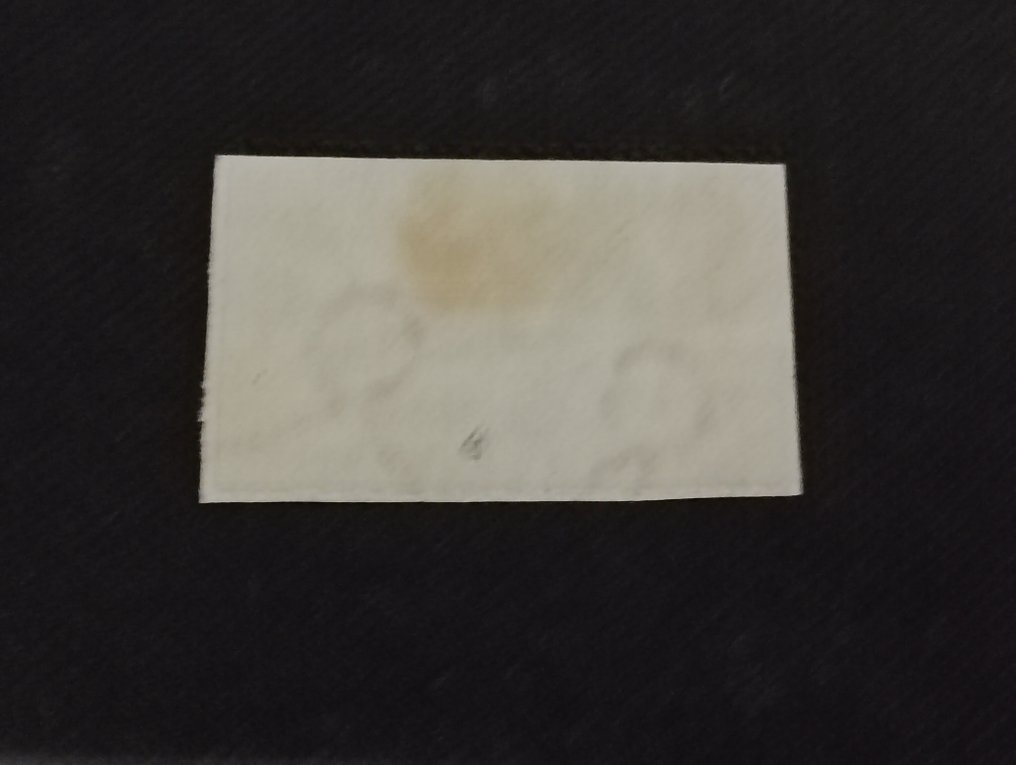 State Italiene Antice - Toscana 1851 - 1 pereche orizontală cratică cu DEFECT DE CLIȘ - Sassone 4. #2.1