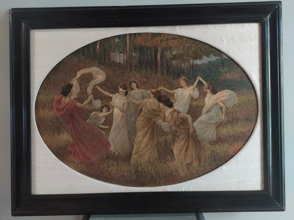 Scuola Italiana ( reca monogramma VG 1914 ) - La primavera #1.0