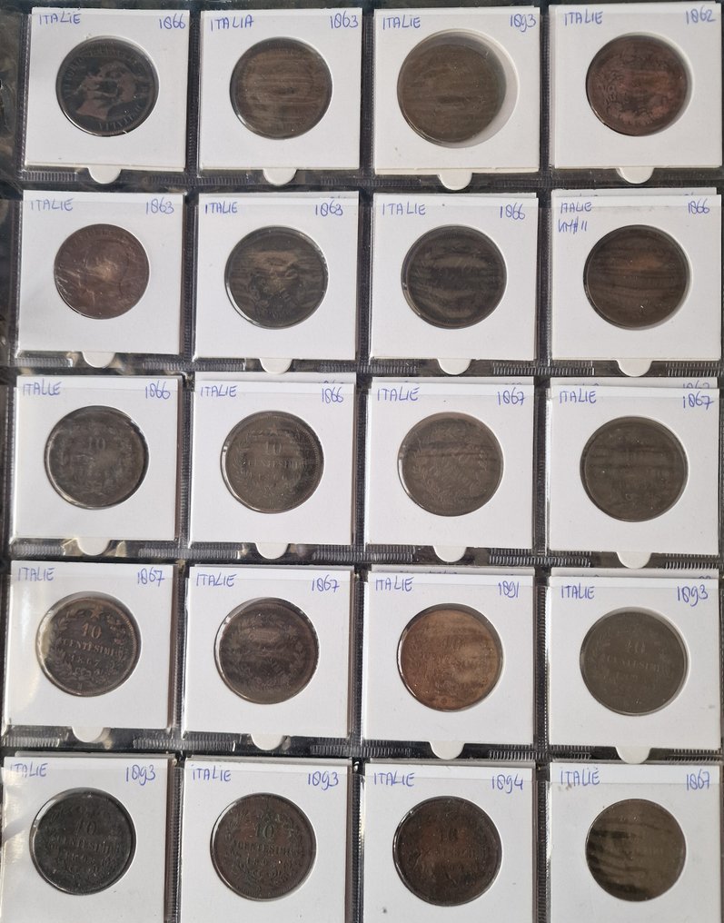 Italia. Lot mixed coins 1850-2010  (Senza prezzo di riserva) #3.2