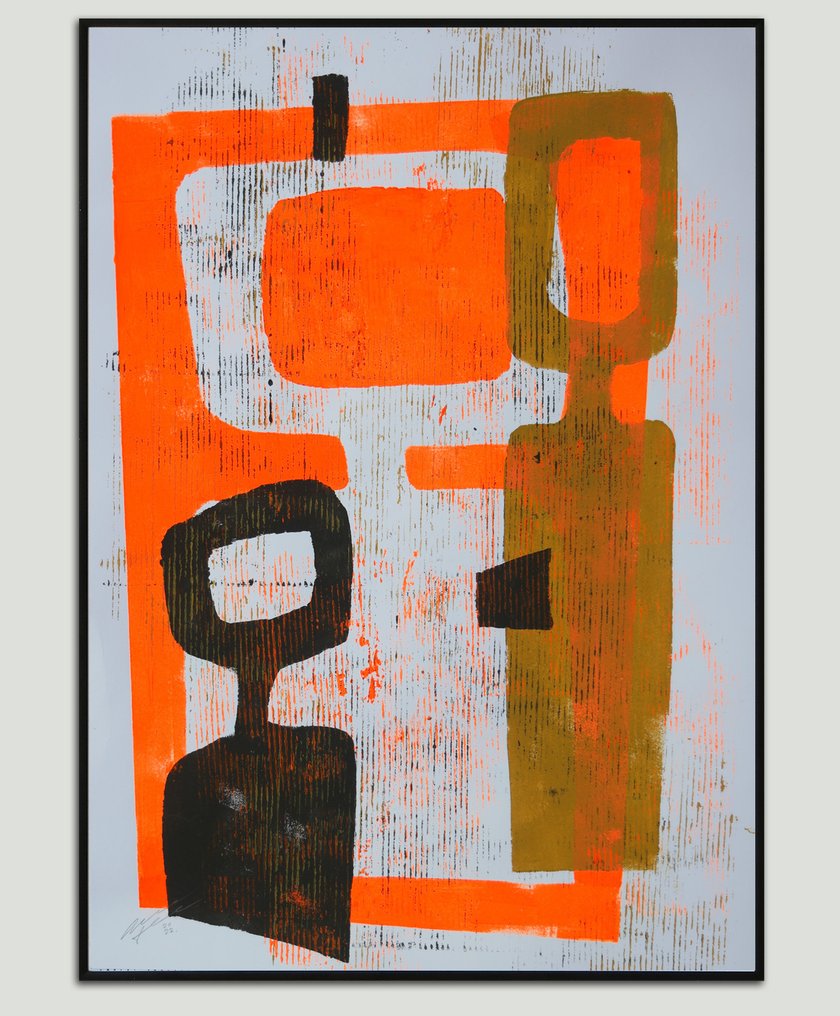 Ronald Hunter - Family portrait - neon orange #1.0