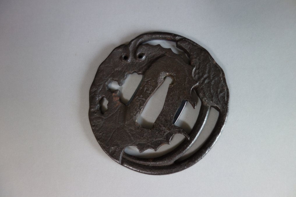 青木秋牡丹信号 - 鐵（鑄／鍛） - 日本 - 江戶時代晚期 #3.2