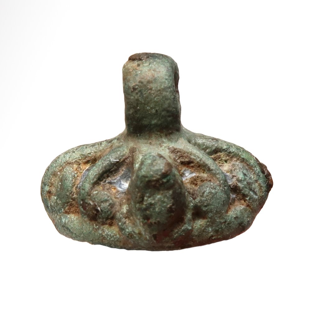 腓尼基 黄铜色 甲虫吊坠 #2.1