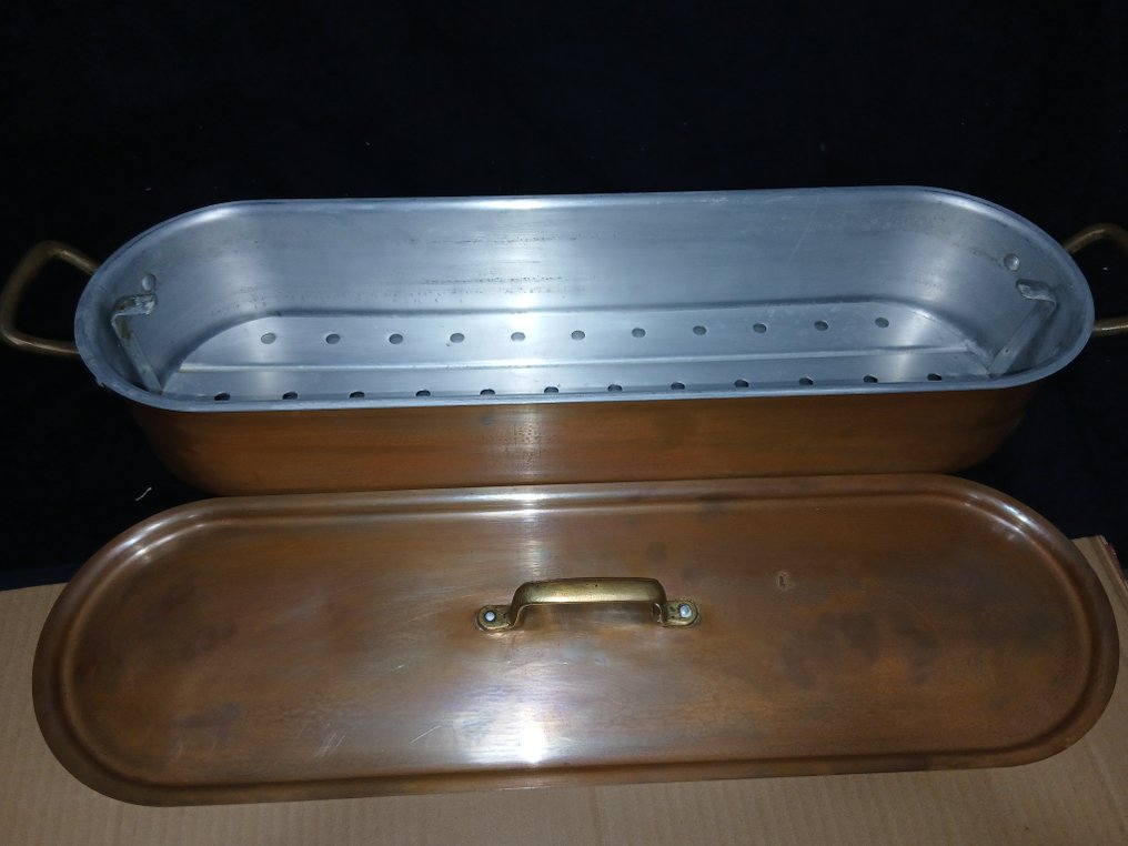 鱼餐具 - long 70 - 铝镀铜 - 蒸鱼器 #1.0