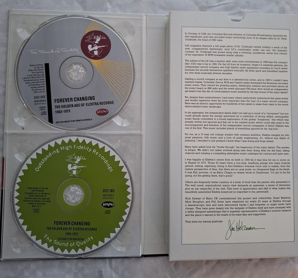 Various Artists - Différents artistes - Forever Changing - The Golden Age Of Elektra Records - 1963-1973 - 5 x CDs - Coffret CD - 2006 #3.2