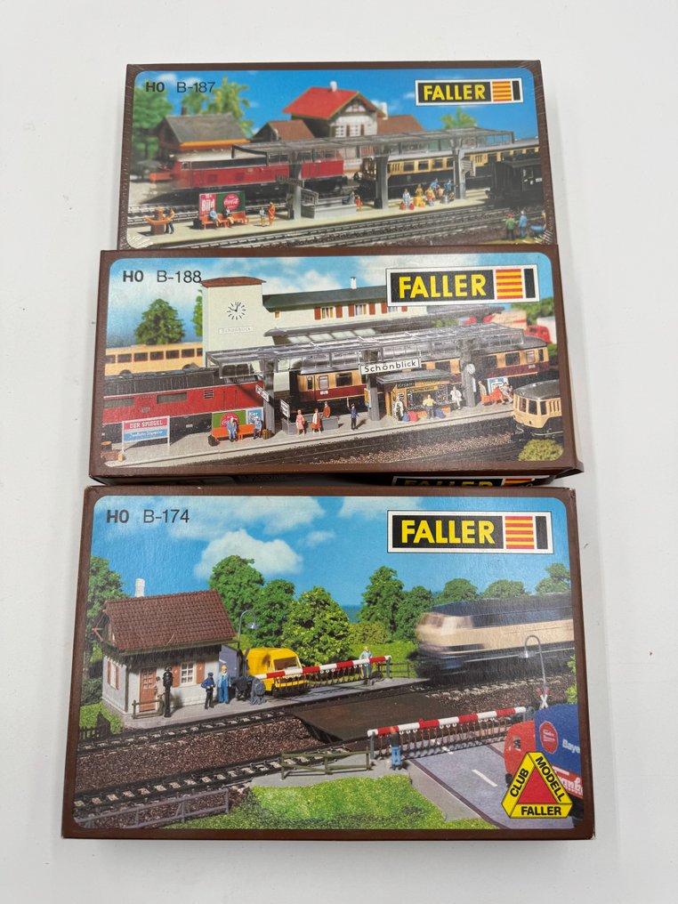 Faller H0 - B-187, B-188, B-174 - Kituri de construit machete tren (3) #1.0
