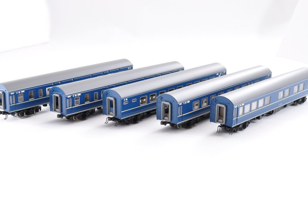 Kato N - 5086-1 5087-1 5097-1 - Treno automotore (5) - Narone 21, Nahane 20 e Narone 20 set di carrozze passeggeri sleeper, composto da 5 carrozze - JNR #1.0