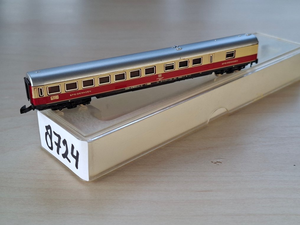 Märklin Z - 8724, -25, -26, -34, -36, -37 - 模型客運火車 (6) - 一套6节IC车厢的TEE - DB #3.2