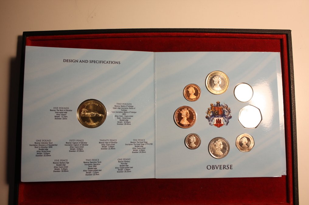 Γιβραλτάρ. Year Set 2012  (χωρίς τιμή ασφαλείας) #2.1