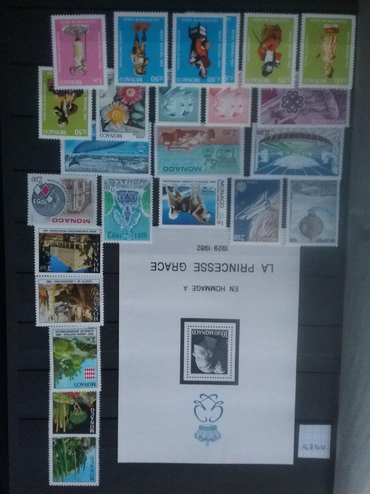 Μονακό 1982/1987 - Εντυπωσιακό σετ 6 πλήρων ετών στο Μονακό. Από το 1982 έως το 1987. Καινούργια. Αξία YT 2019 771 - YVERT ET TELLIER #3.2