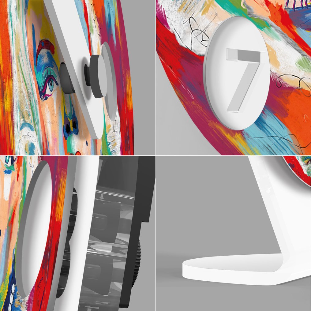 Ρολόι Mantel - Giallobus -  Μοντέρνα Πλαστικό ακρυλικό - 2025 - Κλόπι Μάρινλιν #2.1