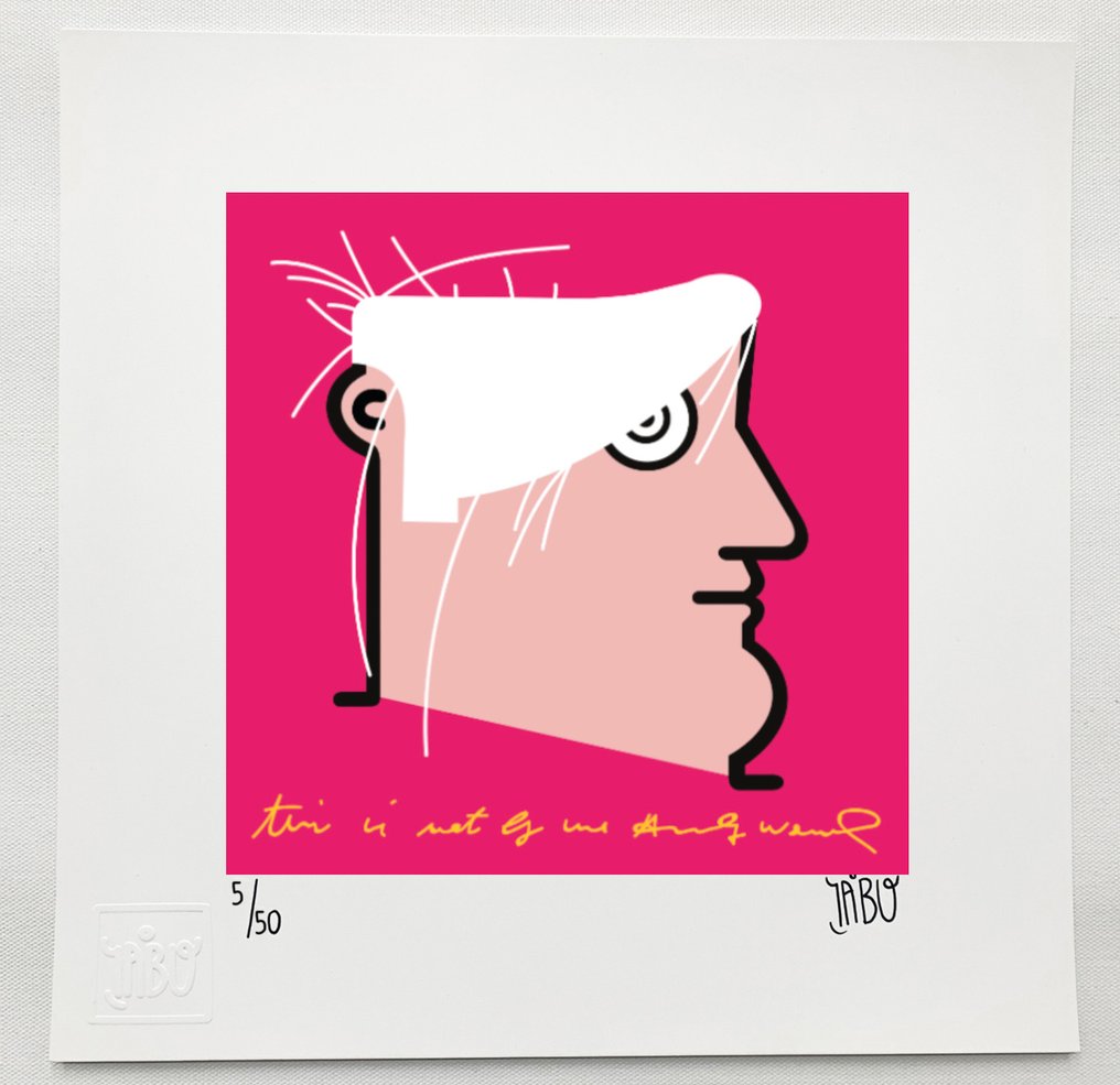IABO - This is not by me (Andy Warhol - portrait) #1.0