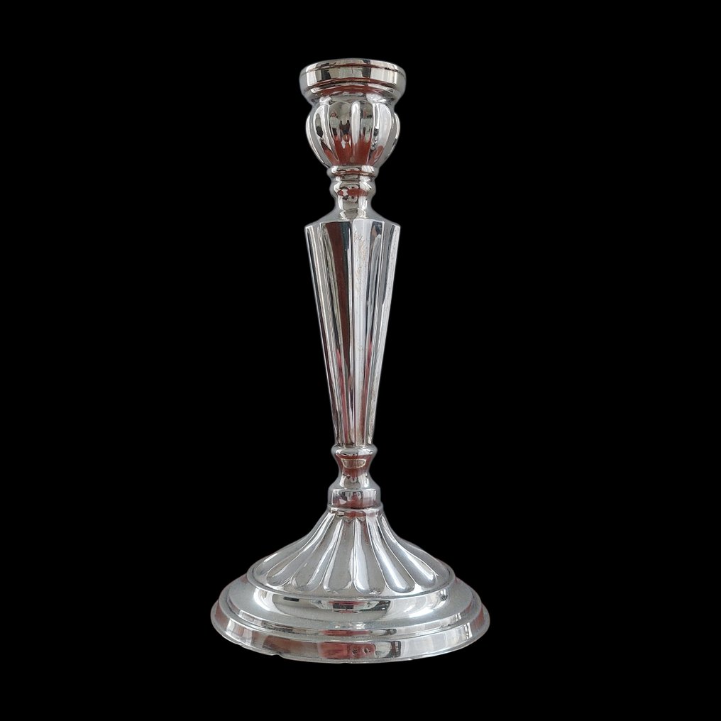 Suport lumânări subțiri - Argint 916 - Suport de lumânare din argint masiv. #1.0