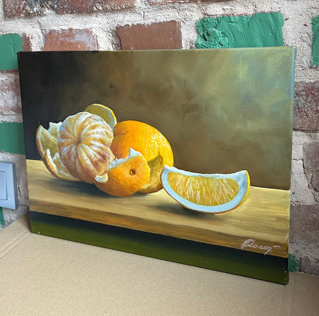 Sergey Kolodyazhniy (XX-XXI) - Still life with oranges #3.2