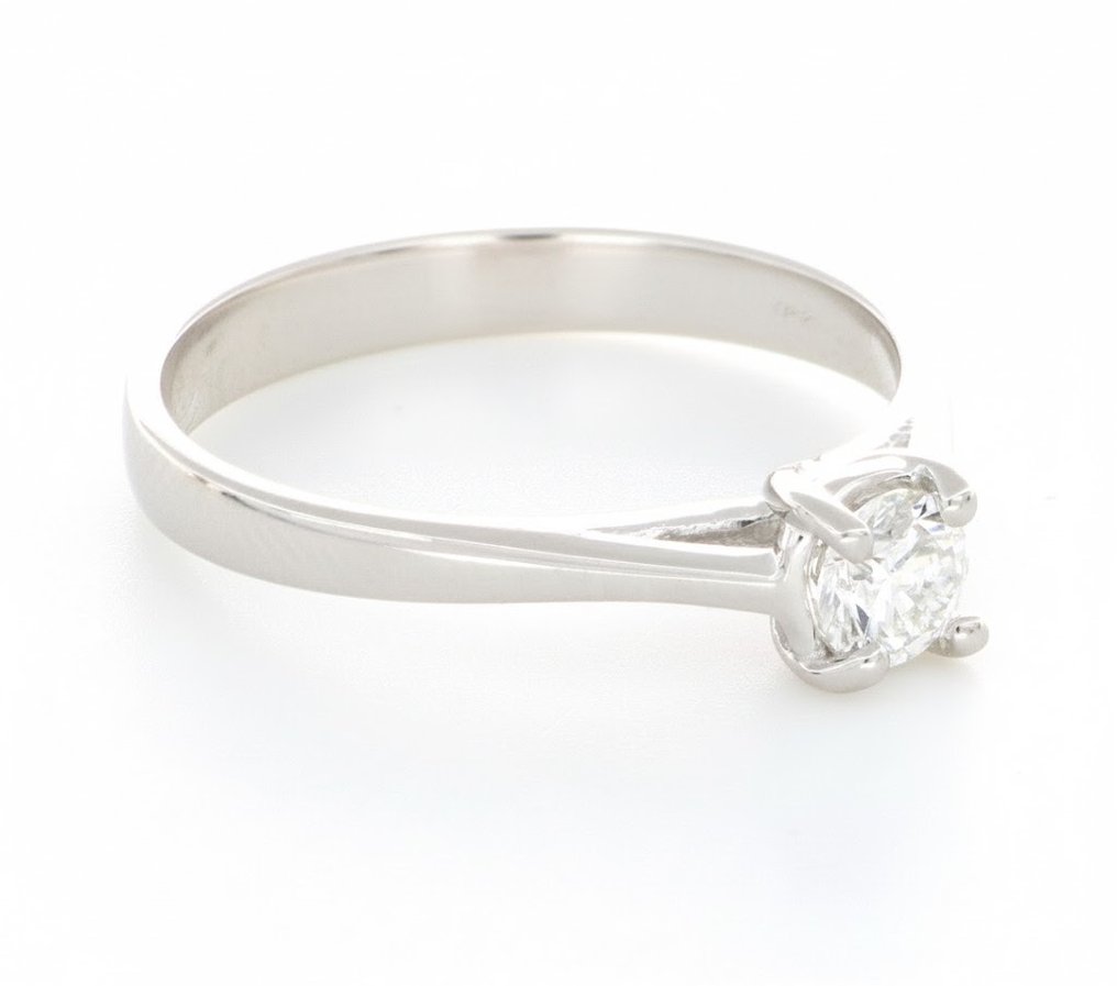 χωρίς τιμή ασφαλείας - Δαχτυλίδι - 18 καράτια Λευκός χρυσός -  0.45ct. tw. Διαμάντι (Φυσικό)  #1.0