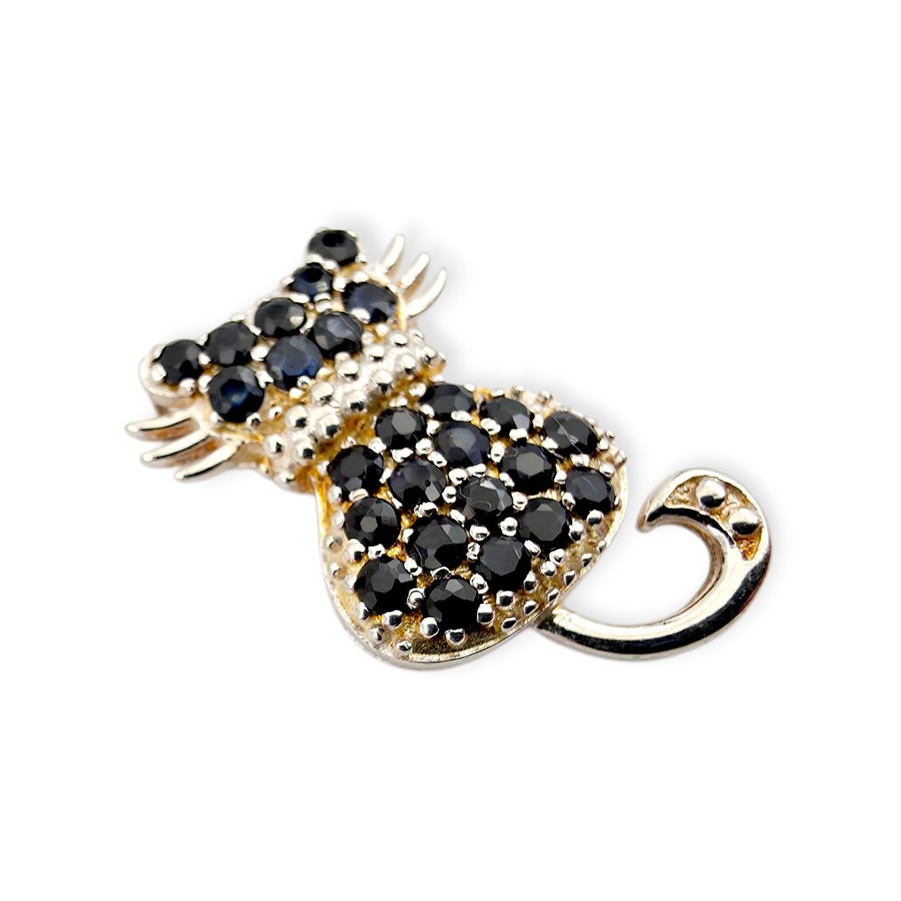 Sem preço de reserva - Pingente Prata - Sapphire (Certificado) #1.0