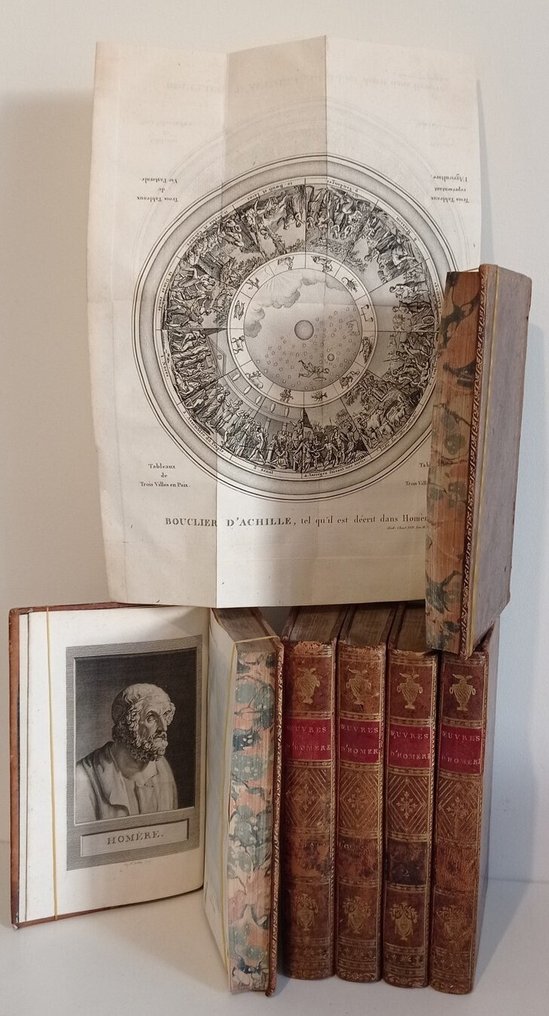 Homère - L'Iliade d'Homere, avec des remarques / L'Odyssée d'Homere, avec des remarques - 1804 #1.0