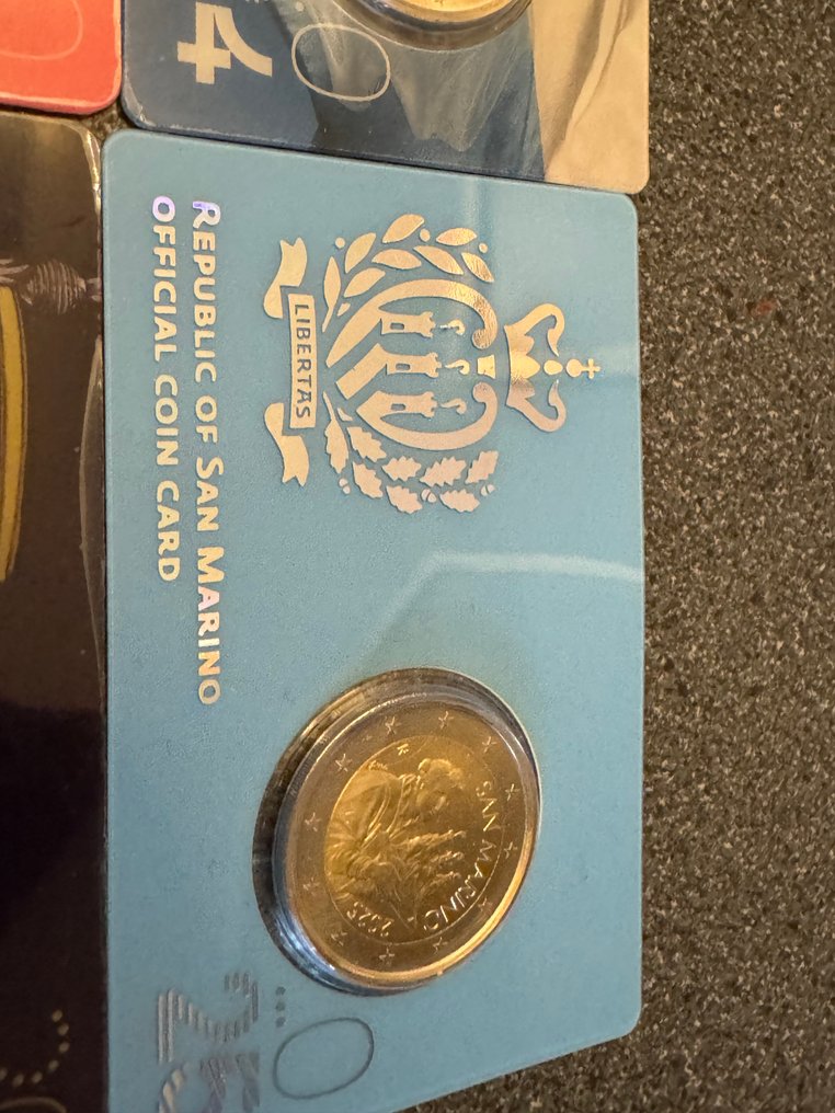 聖馬力諾. Coin Card 2018/2025 (10 stuks)  (沒有保留價) #3.2
