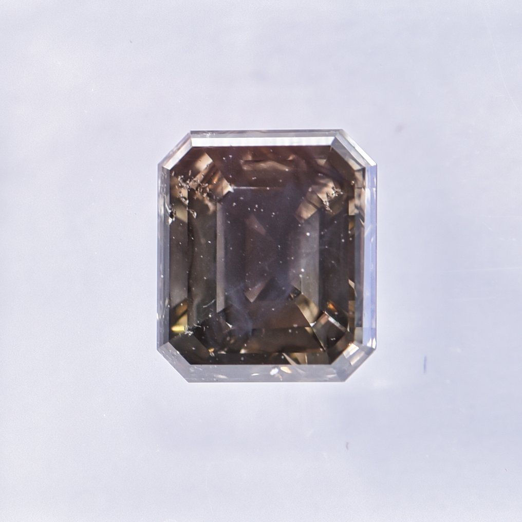 Bez ceny minimalnej
 - 1 pcs Diament  (W kolorze naturalnym)  - 1.21 ct - Szmaragd - Fancy deep Zielonkawy, Brązowawy Żółty - SI1 (z nieznacznymi inkluzjami) - International Gemological Institute (IGI) - VG VG #1.0