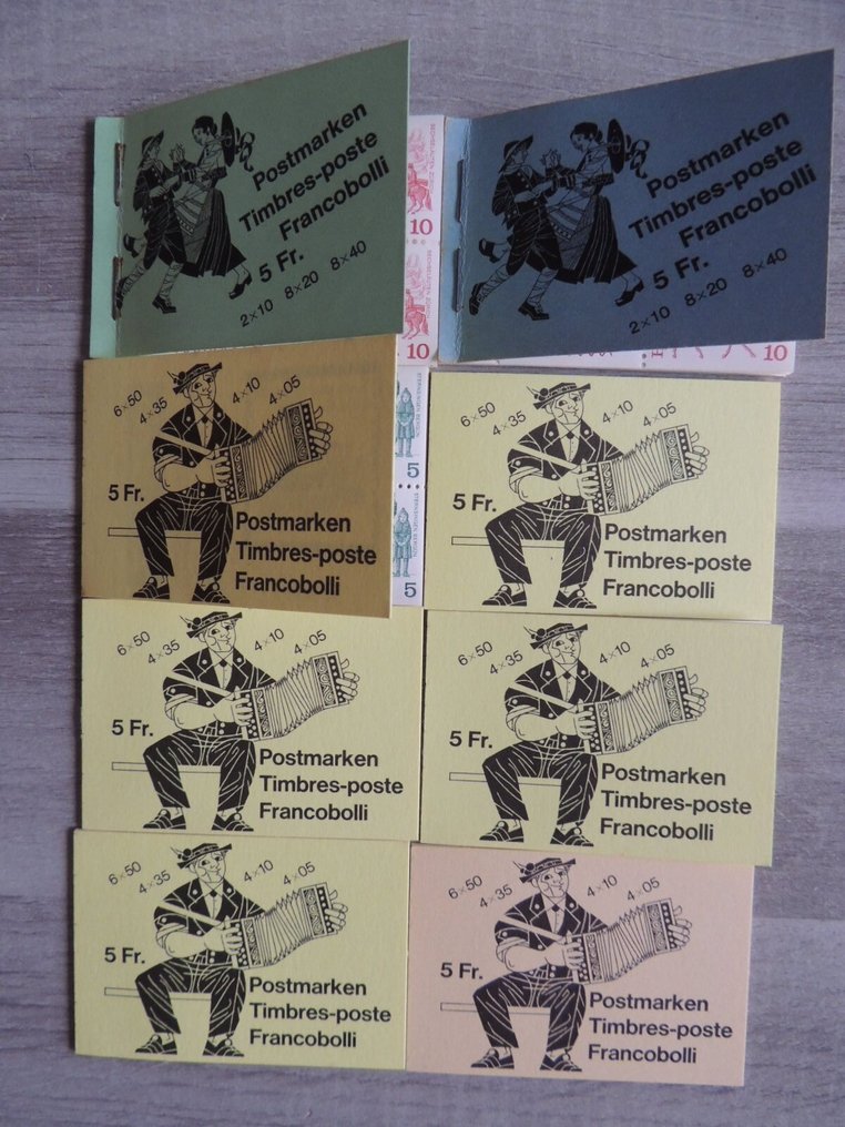 Switzerland - Selection / Lot of various notebooks including pro-juvente 1953. #1.0