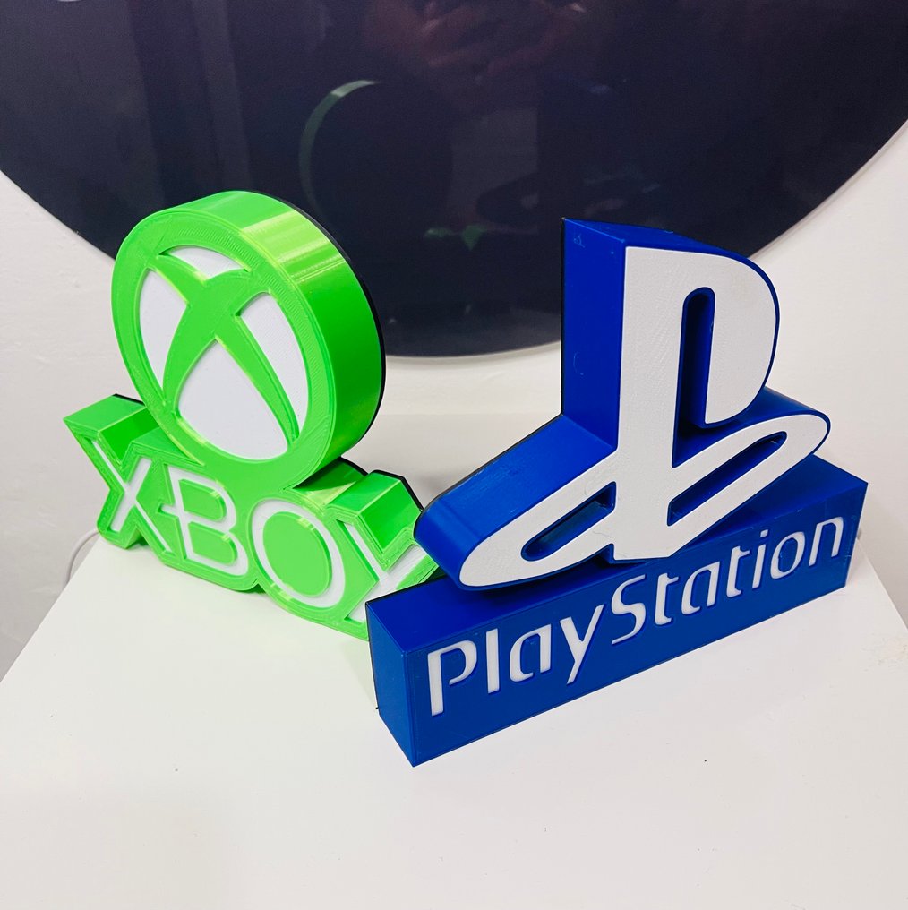 一套两件定制照明灯箱——复古游戏机图标——意大利制造 - Cr3ativid - 灯箱 (2) - 塑料 #4.3