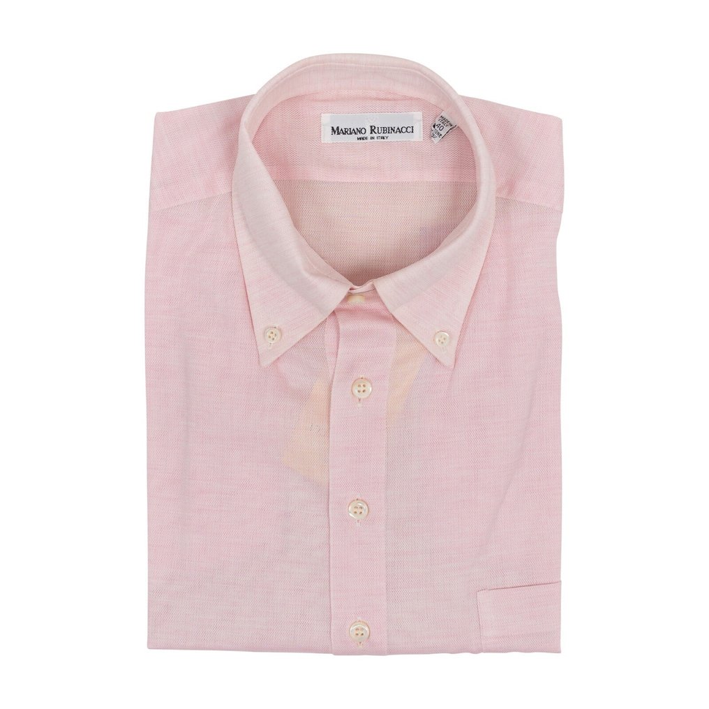 RUBINACCI NAPOLI RRP 520€ Pink Popover Shirt Cotton Button Down Classic Fit 6W - 15.75 - 40 - 襯衫 - New with tags #4.3
