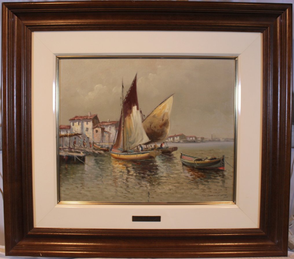 Juan Martinez Araez (1924-2014) - Puerto pesquero #1.0