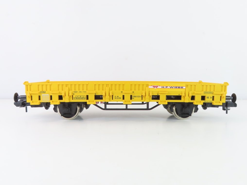 Märklin 1 - 58275 - 模型貨運火車 (1) - 2-轴敞篷货车，带载货（集装箱，建筑工具包） - Privaat, Wiebe #1.0