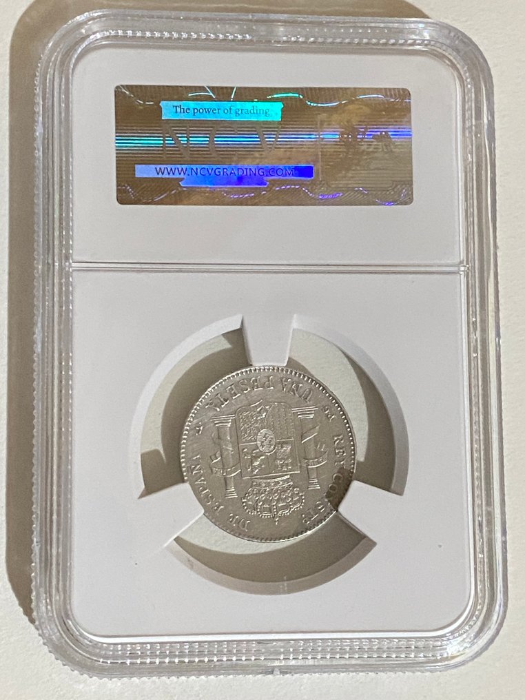 西班牙. 阿方索十三世. 1 Peseta 1896*96  (没有保留价) #3.2