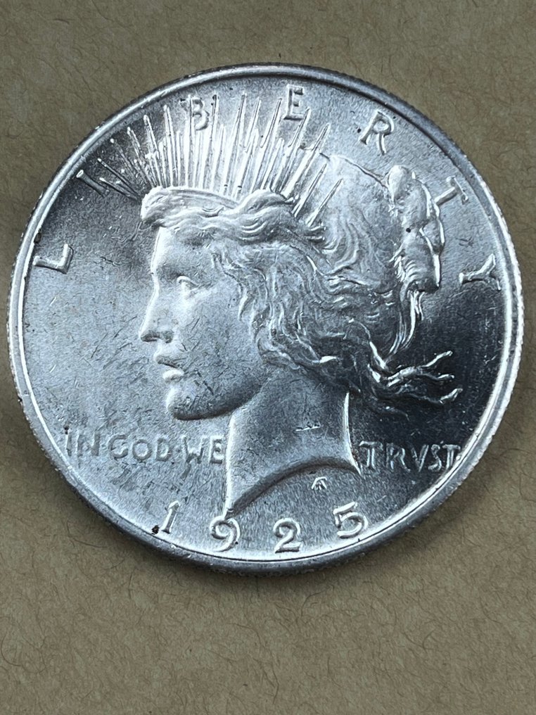 美國. Peace Dollar 1925  (沒有保留價) #1.0