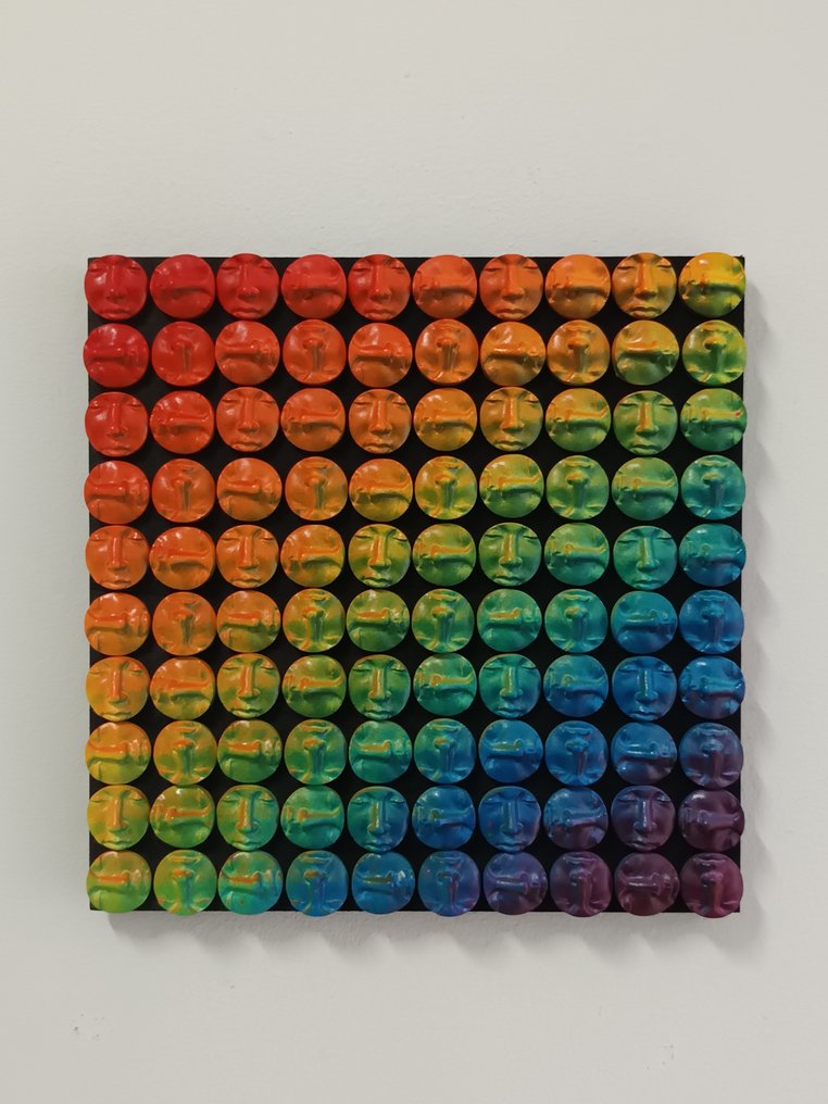 Salvatore Alibrio - Rainbow - Rolling faces #1.0