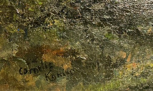 Cornelis Koning (1893 - 1951) - Landschap met koeien en boerderij #2.1