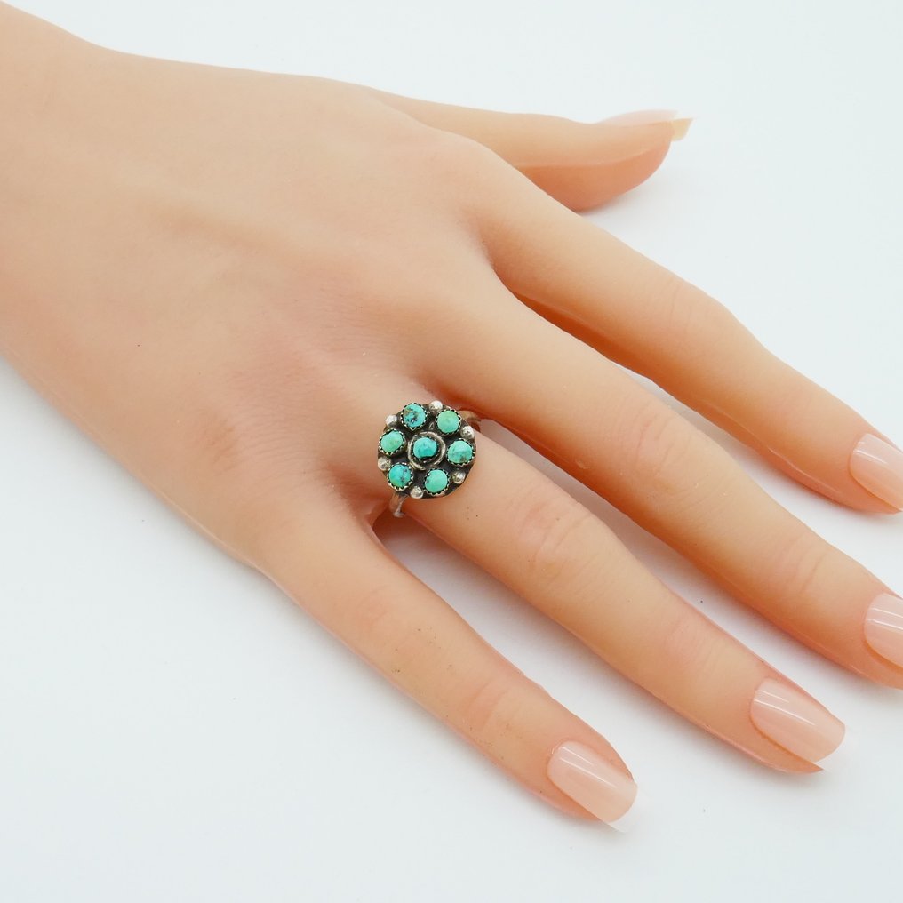 Anel com turquesa - Navajo - Estados Unidos  (Sem preço de reserva) #2.1