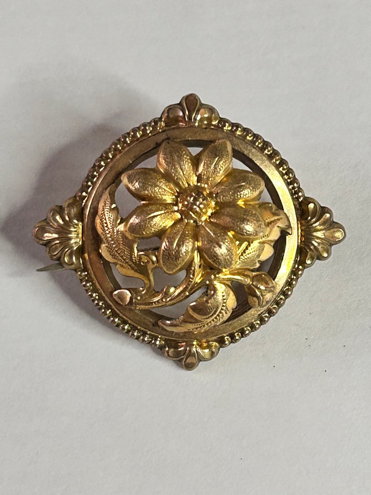 No reserve price - Brooch Gold-plated, Metal #4.3