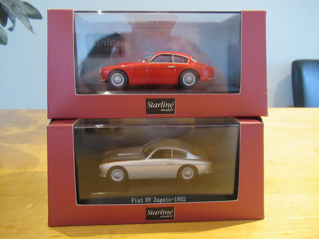 Starline 1:43 - Model coupé  (2) - FIAT  ZAGATO V8 1952 - new in original packaging #1.0