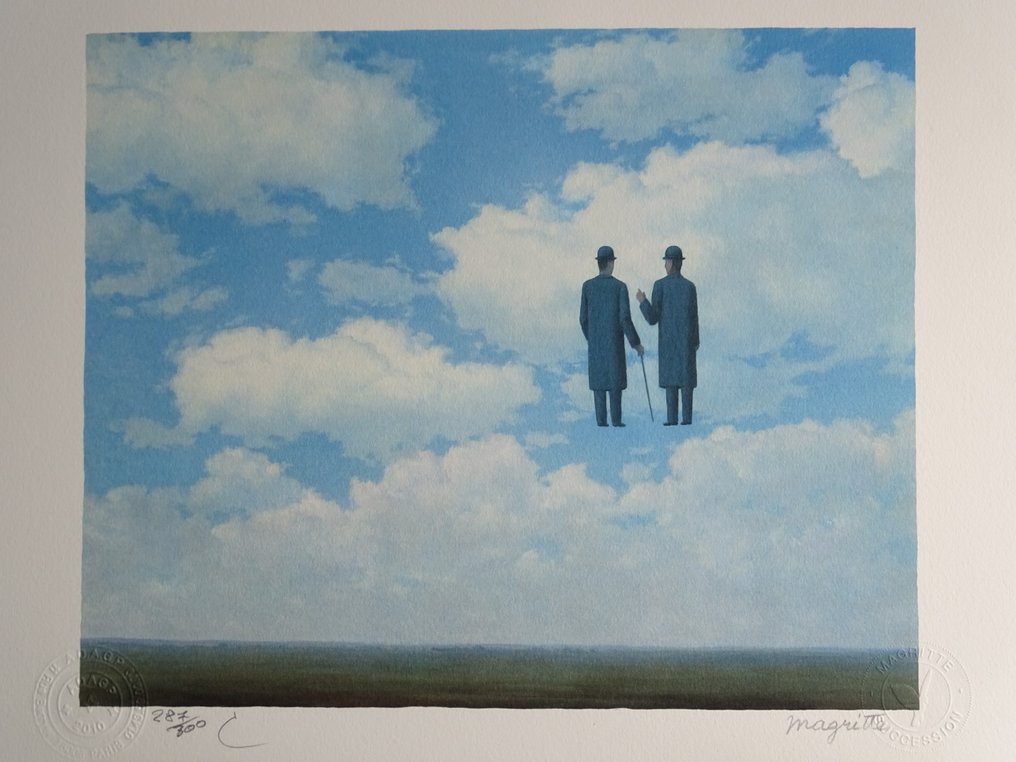 René Magritte (1898-1967), (d´apres) - La reconaissance infinie #1.0