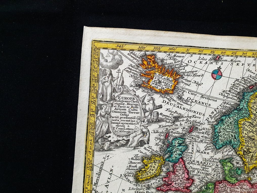 Europe - European Empire / Mediterranean Countries; Matthaus Seutter / C. Lotter - Europae - 1721-1750 #4.3