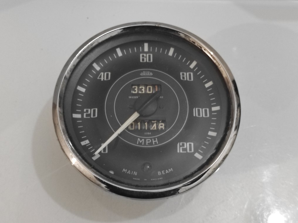 Early Ferrari Alfa Romeo speedometer mph - Jaeger - Speedometer #1.0