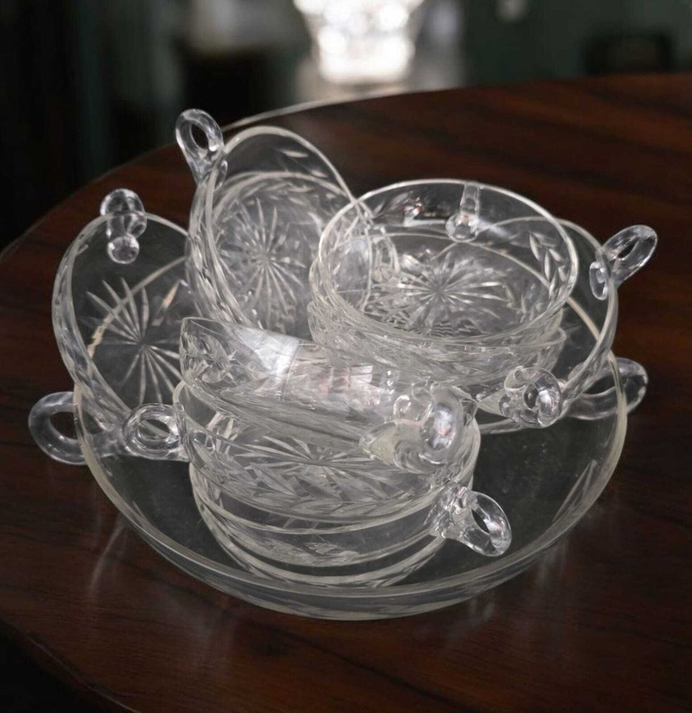 Dessert service (12) - Crystal - Beautiful Époque #4.3