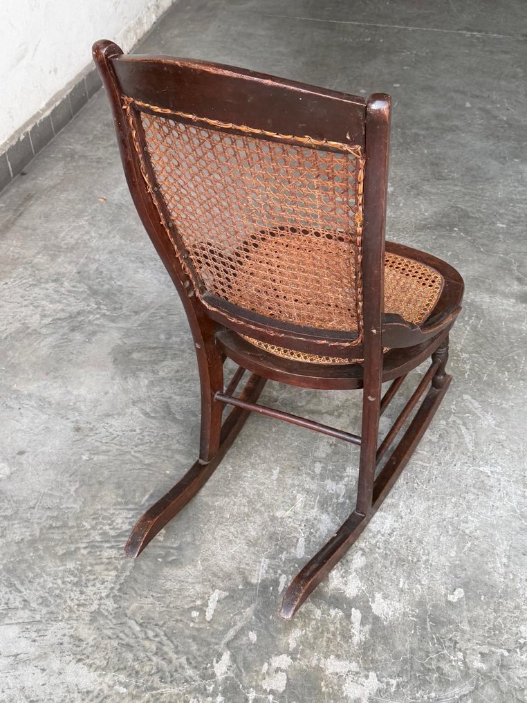 Hintaszék - Fa - Sedia stile Stickley #3.2