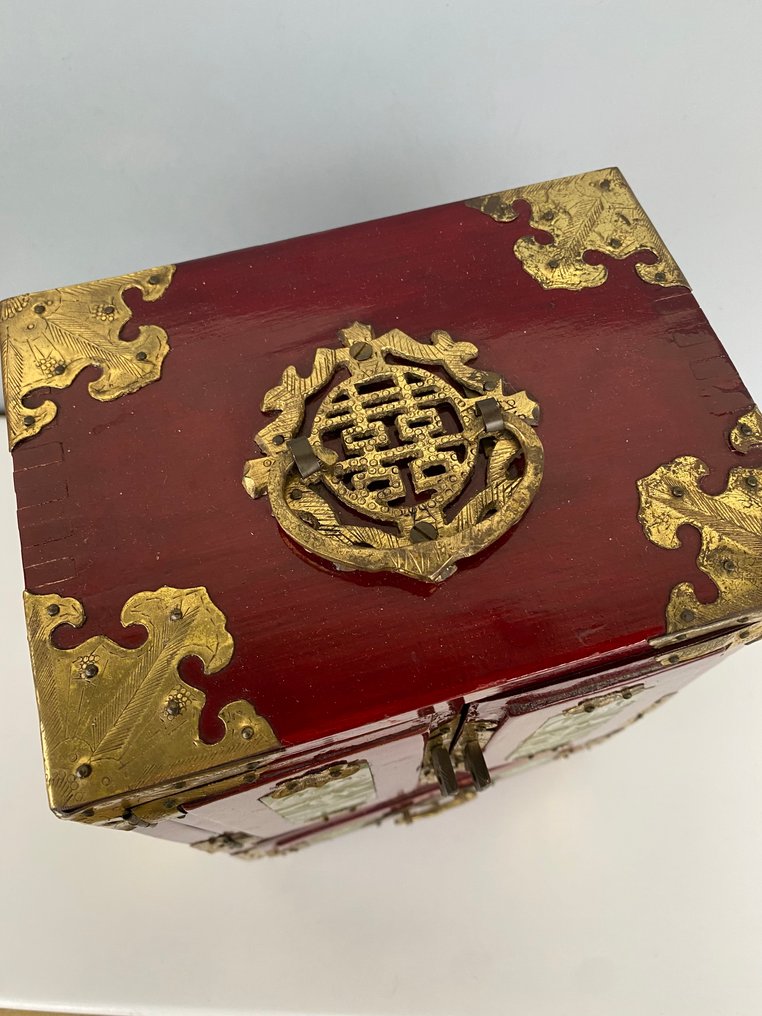 Κουτί κοσμημάτων - Ξύλο, πέτρα και οξέα με μουσική. - Ξύλο, Ορείχαλκος #3.2