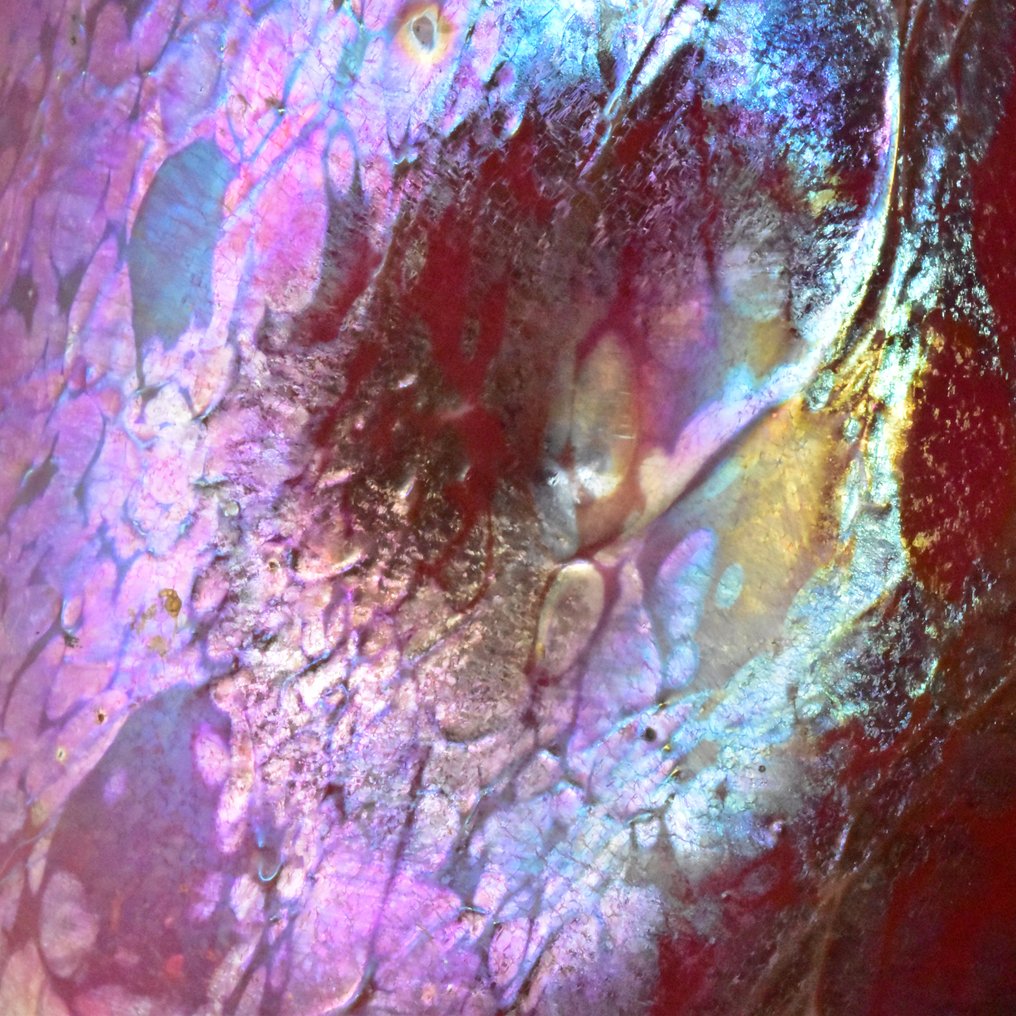 Fritz heckert - 花瓶 -  TH59  - 玻璃 - 大粉色Marmopal花瓶 #4.3