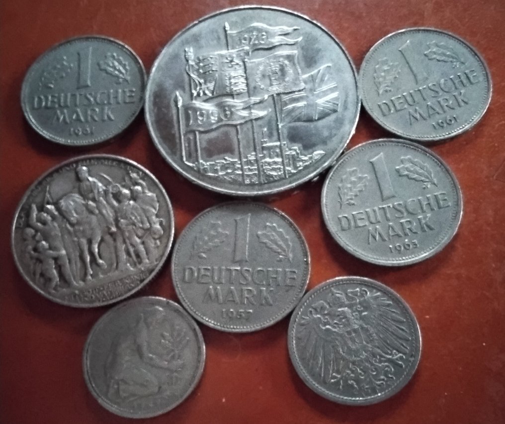 Tyskland. Wilhelm II. Collection of coins incl. silver  (Ingen mindstepris) #1.0