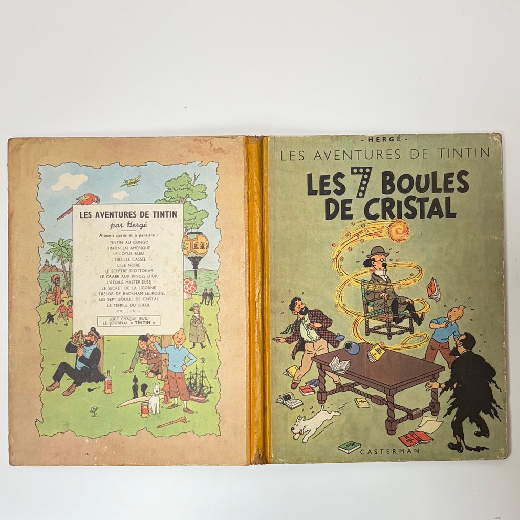 Tintin T13 - Les 7 boules de cristal (B3) - C - 1 Album - Neuauflage - 1949 #3.2