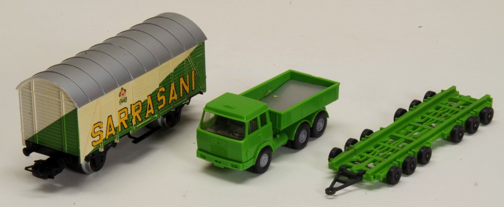 Primex H0 - 4584 - Conjunto de vagones de tren de mercancías a escala (1) - Primex Zirkuswelt set Sarrasani #4.3